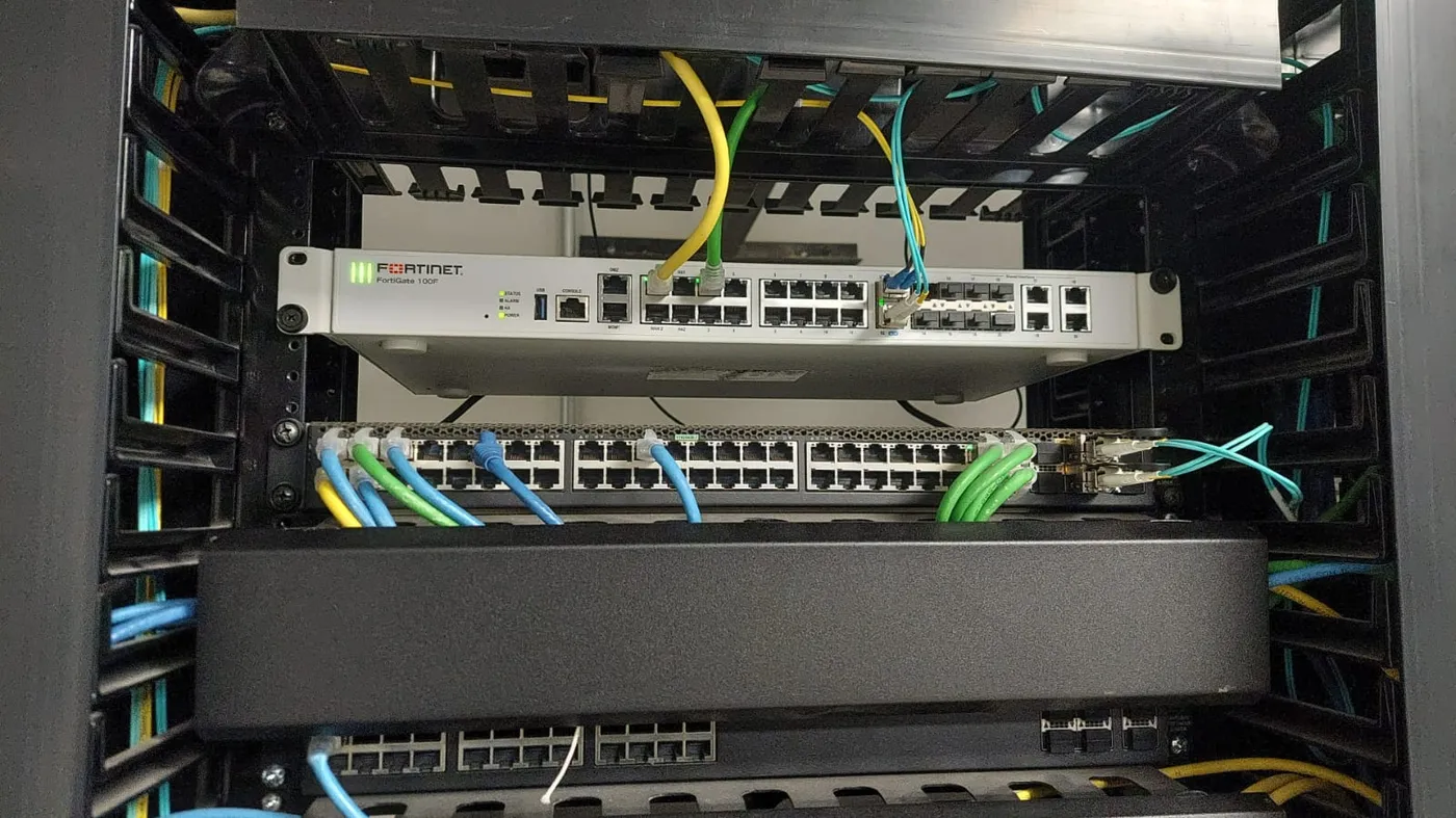 Cámara de seguridad instalada